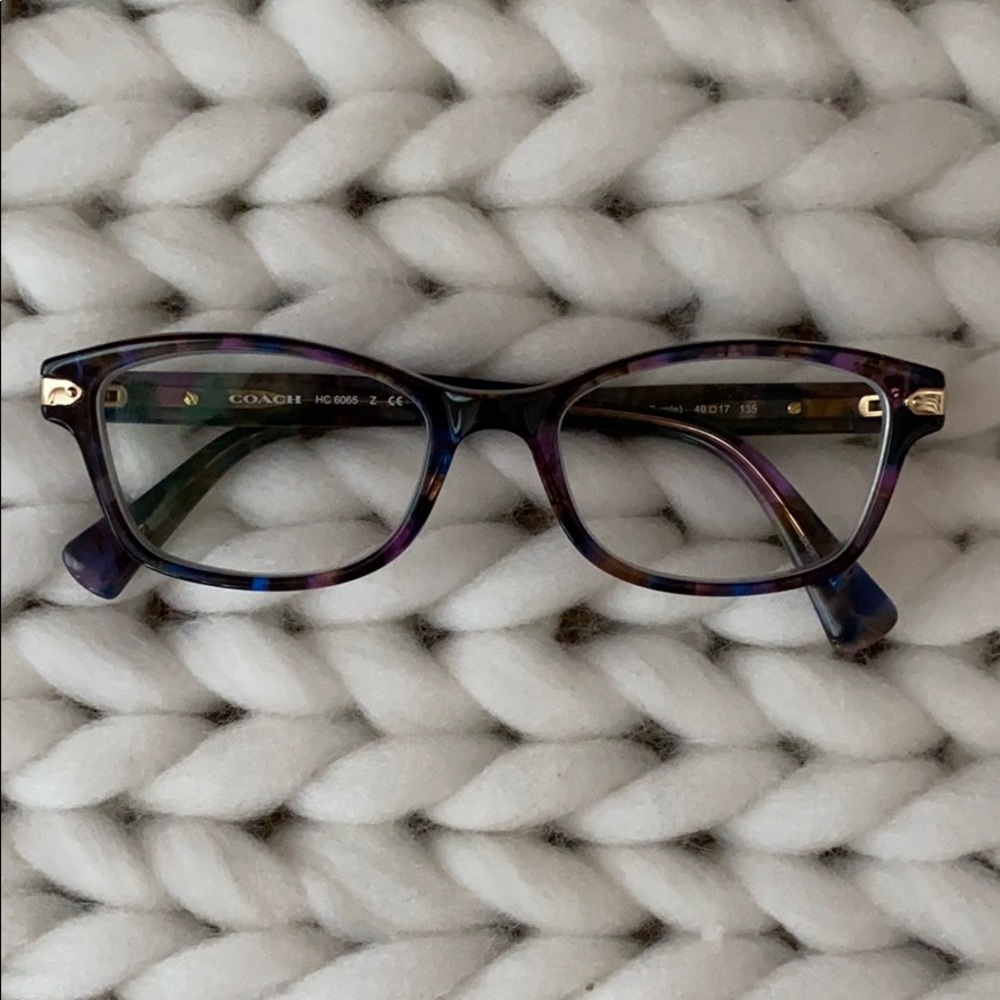 Coach Eyeglass Frames 5288 Confetti Purple